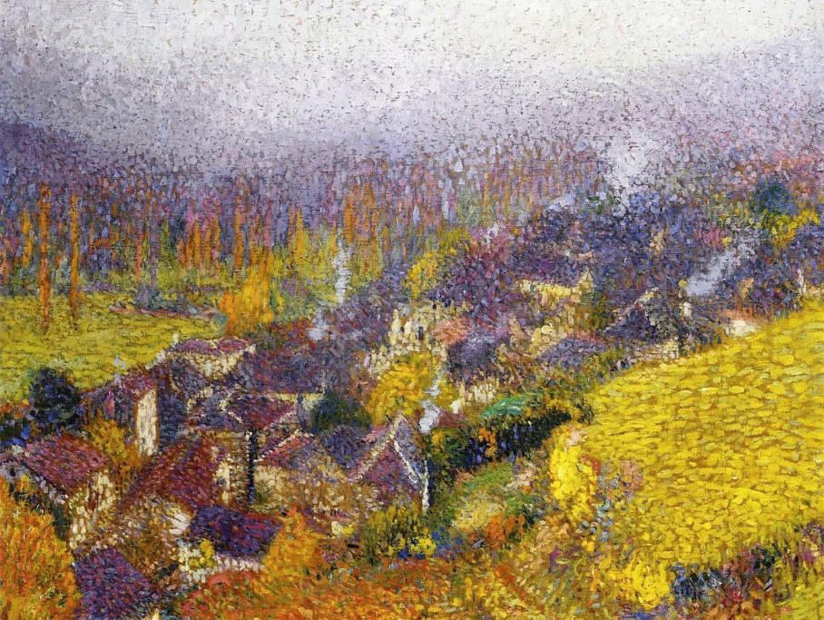 Autumn over Labastide du Vert by Henri Martin