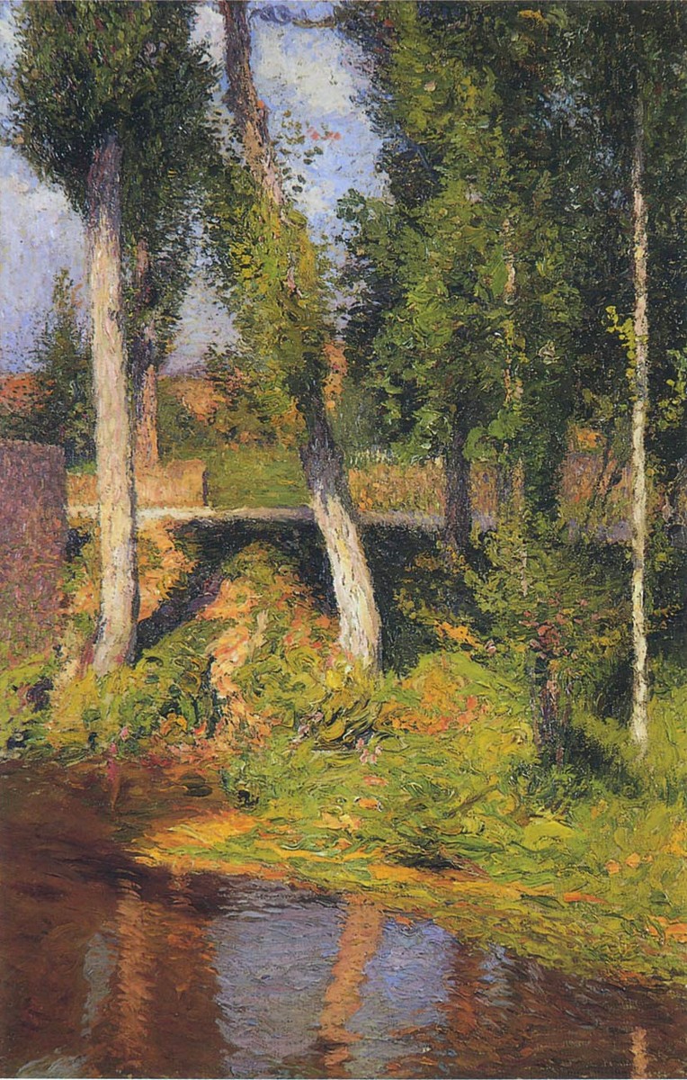 By the River by Henri Martin