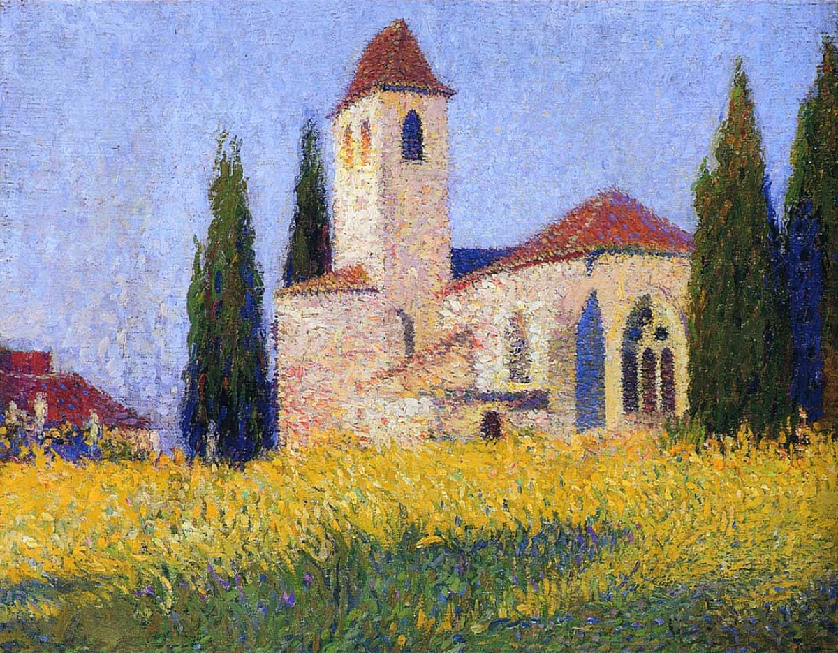 Church in Labastide by Henri Martin