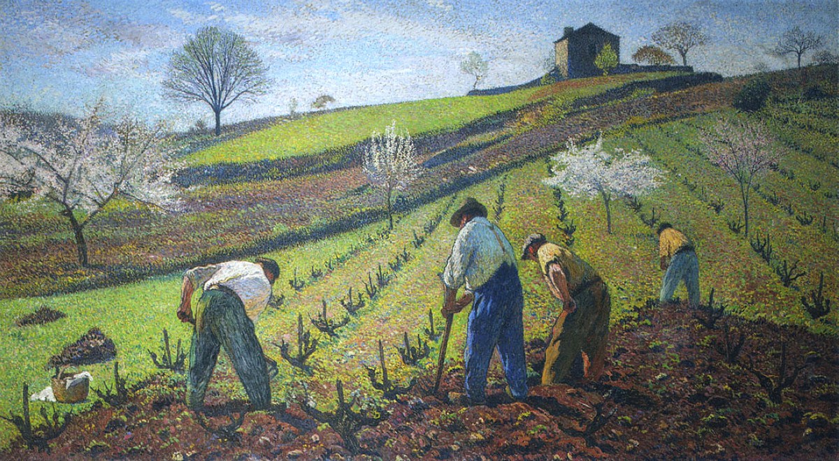Cultivation of the Vines by Henri Martin