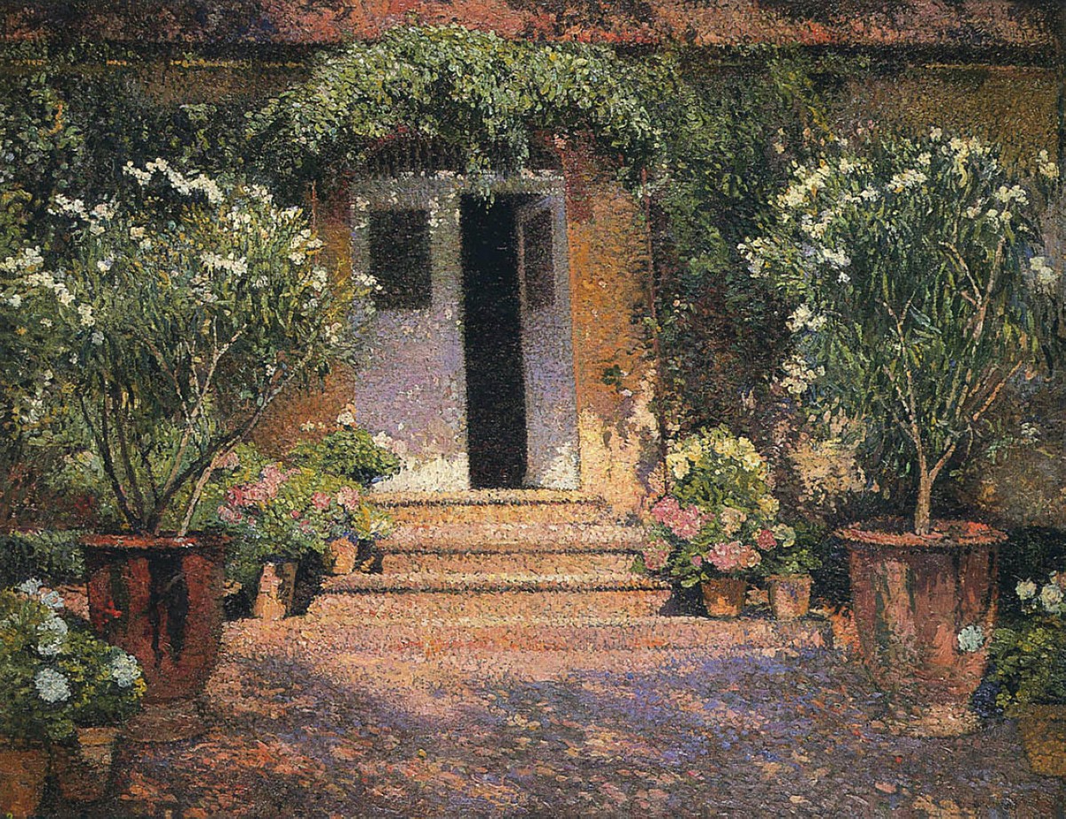 Door in Marquayrol by Henri Martin