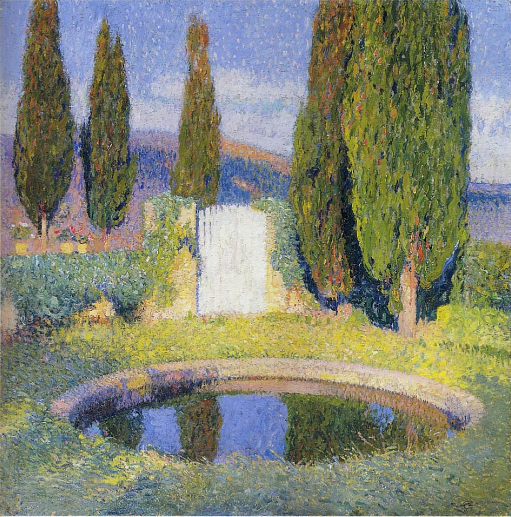 Fountain by Henri Martin