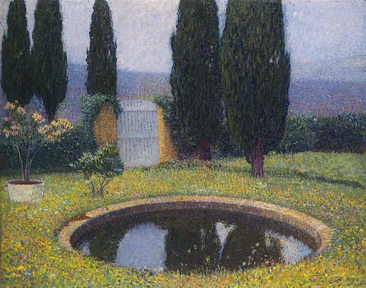 Fountain in Labastide du Vert by Henri Martin
