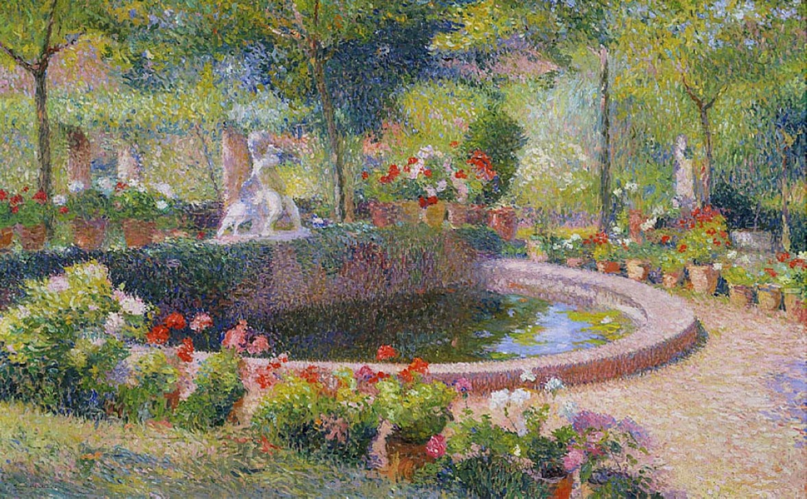 Fountain in Marquayrol by Henri Martin