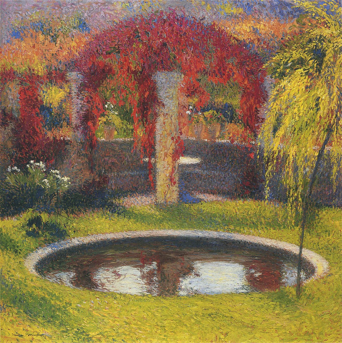 Fountain in Marquayrol by Henri Martin