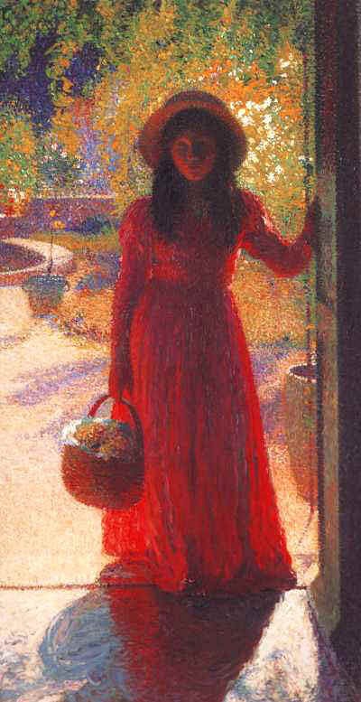 Gabrielle at the Gate by Henri Martin
