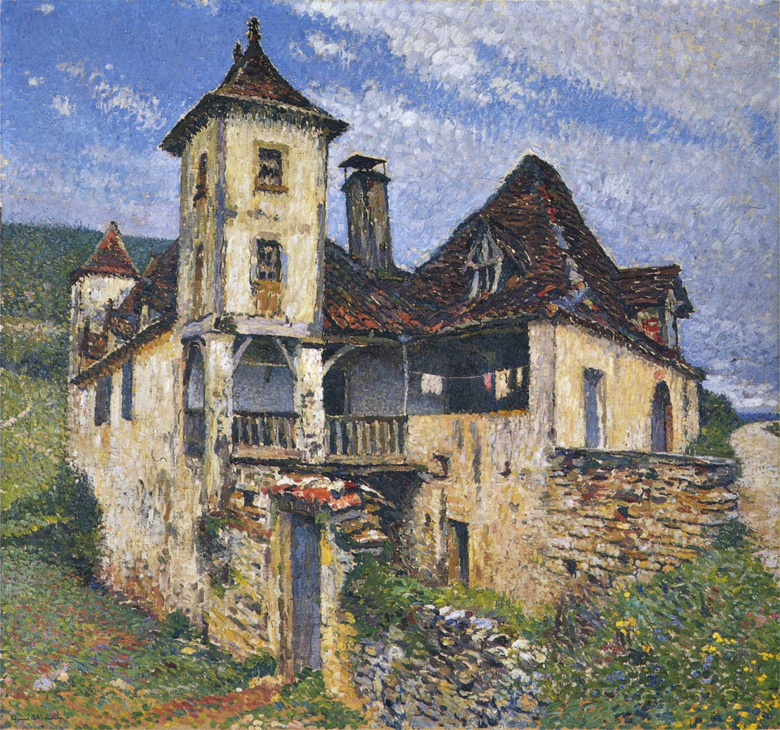 Herm's house by Henri Martin