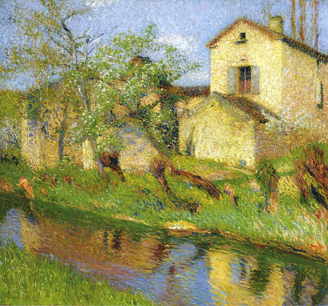 House on Stream by Henri Martin