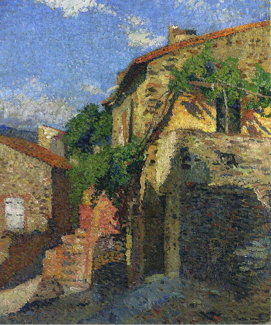 Houses at Collioure by Henri Martin