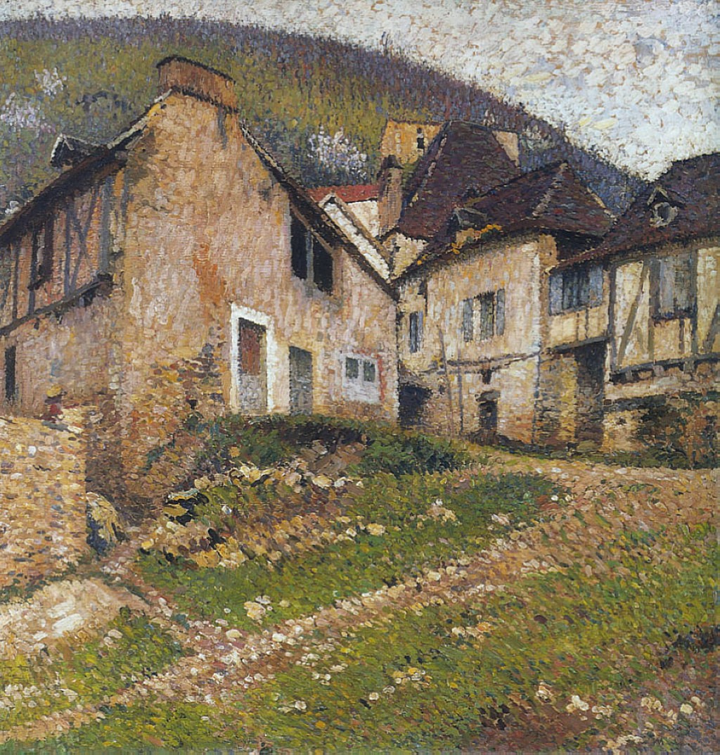 Houses in the Village by Henri Martin