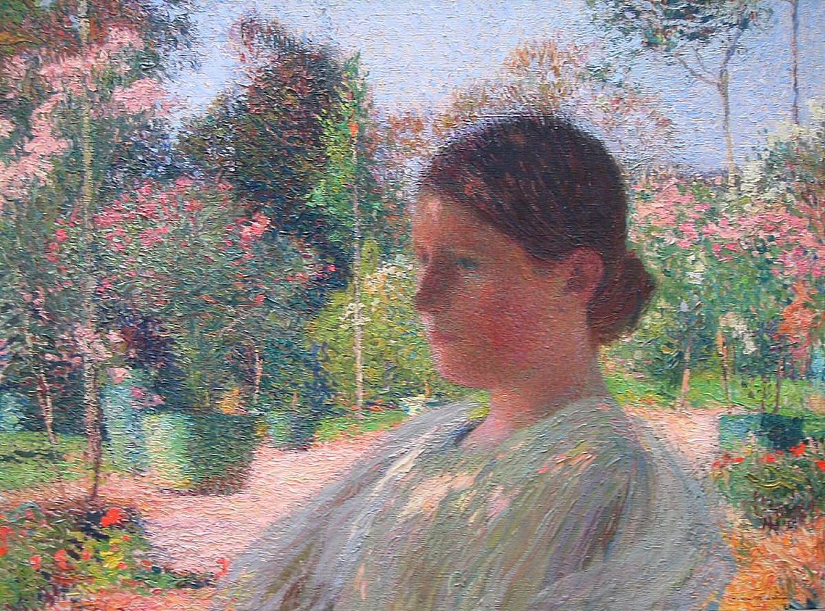 In the Garden by Henri Martin