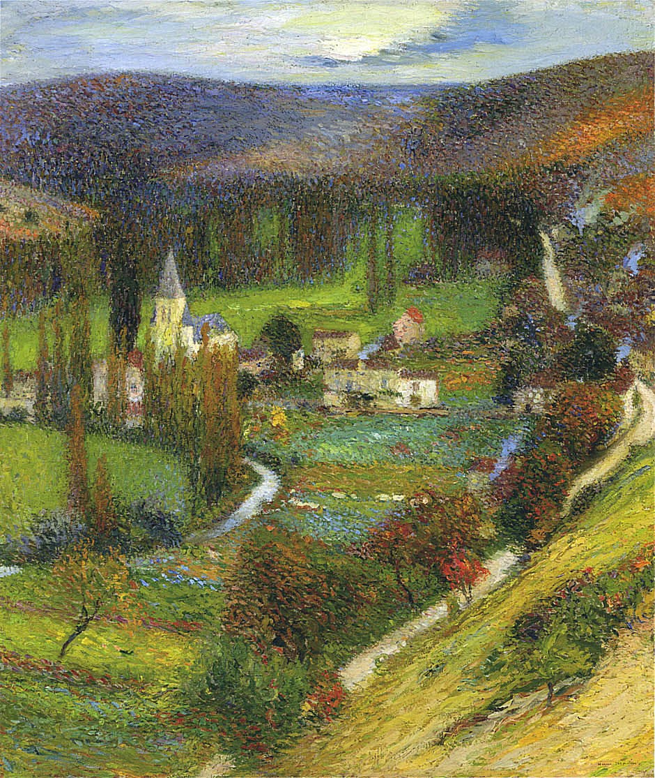 Labastide du Vert - Morning Effect by Henri Martin