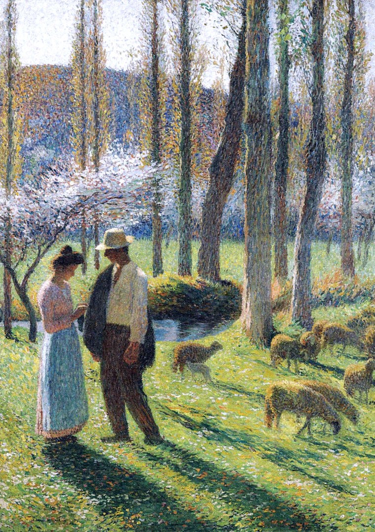 Lovers by Henri Martin