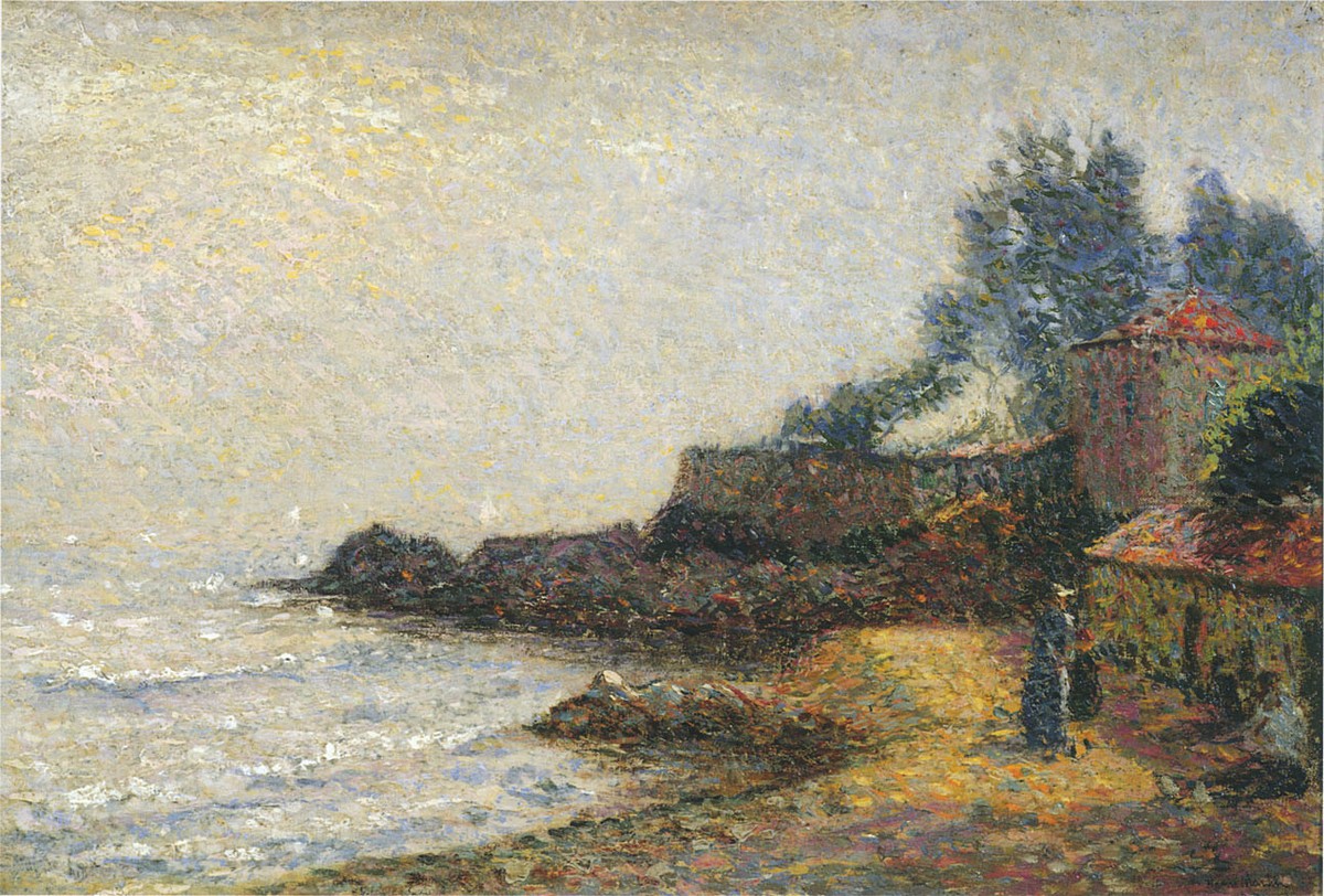 Mediterranean landscape by Henri Martin