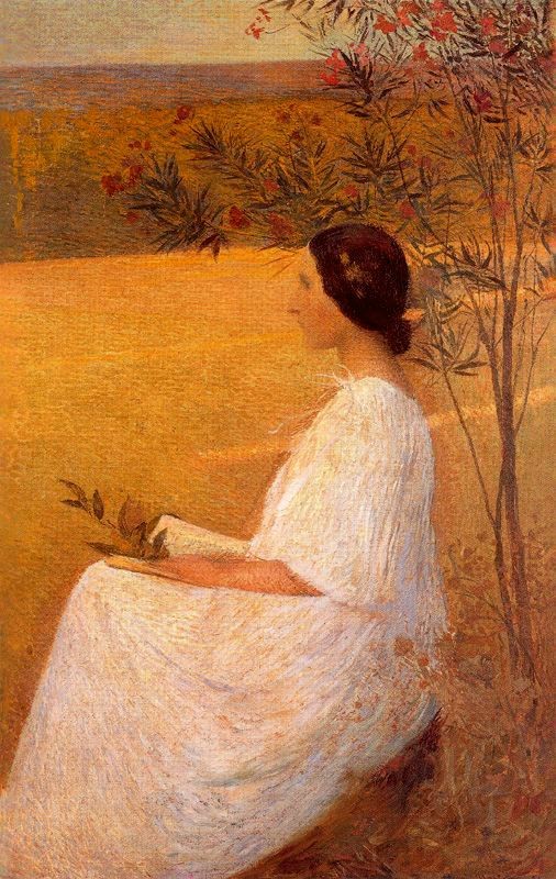 Muse by Henri Martin