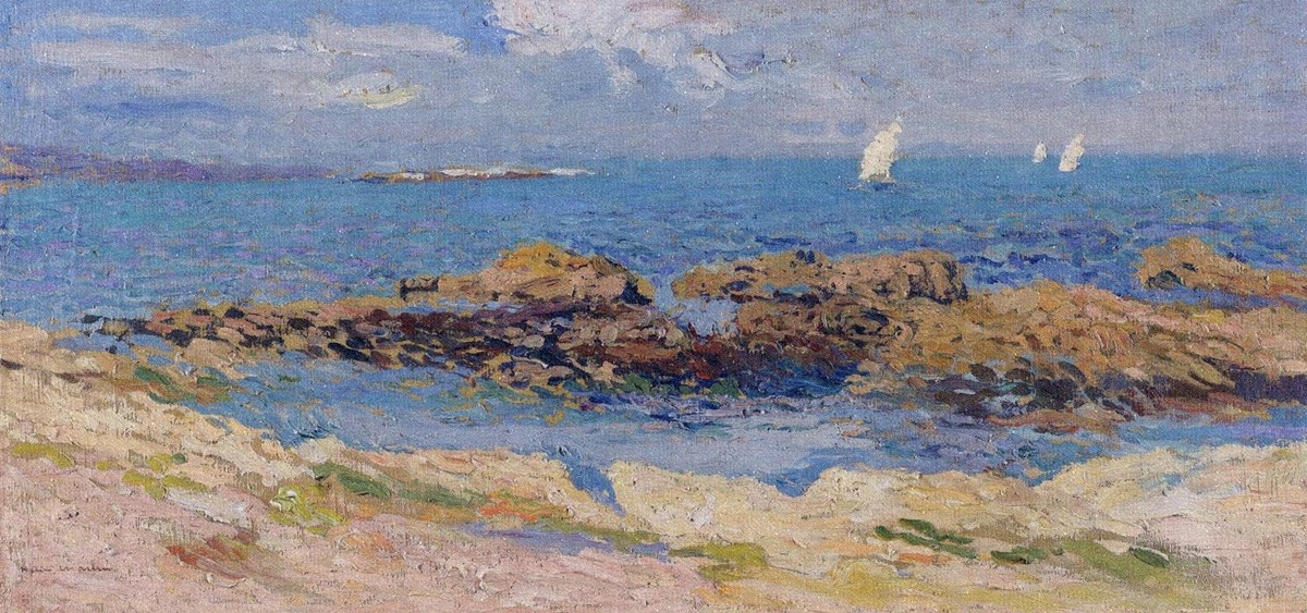 Near Saint Malo by Henri Martin