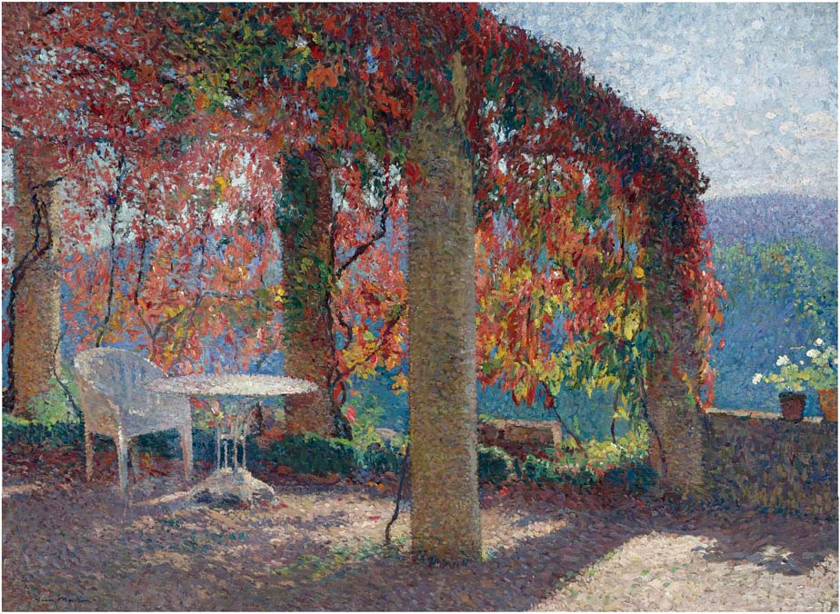 Pergola in Marquayrol in Autumn by Henri Martin