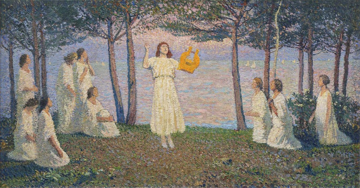 Poetesses on a Lake Shore by Henri Martin