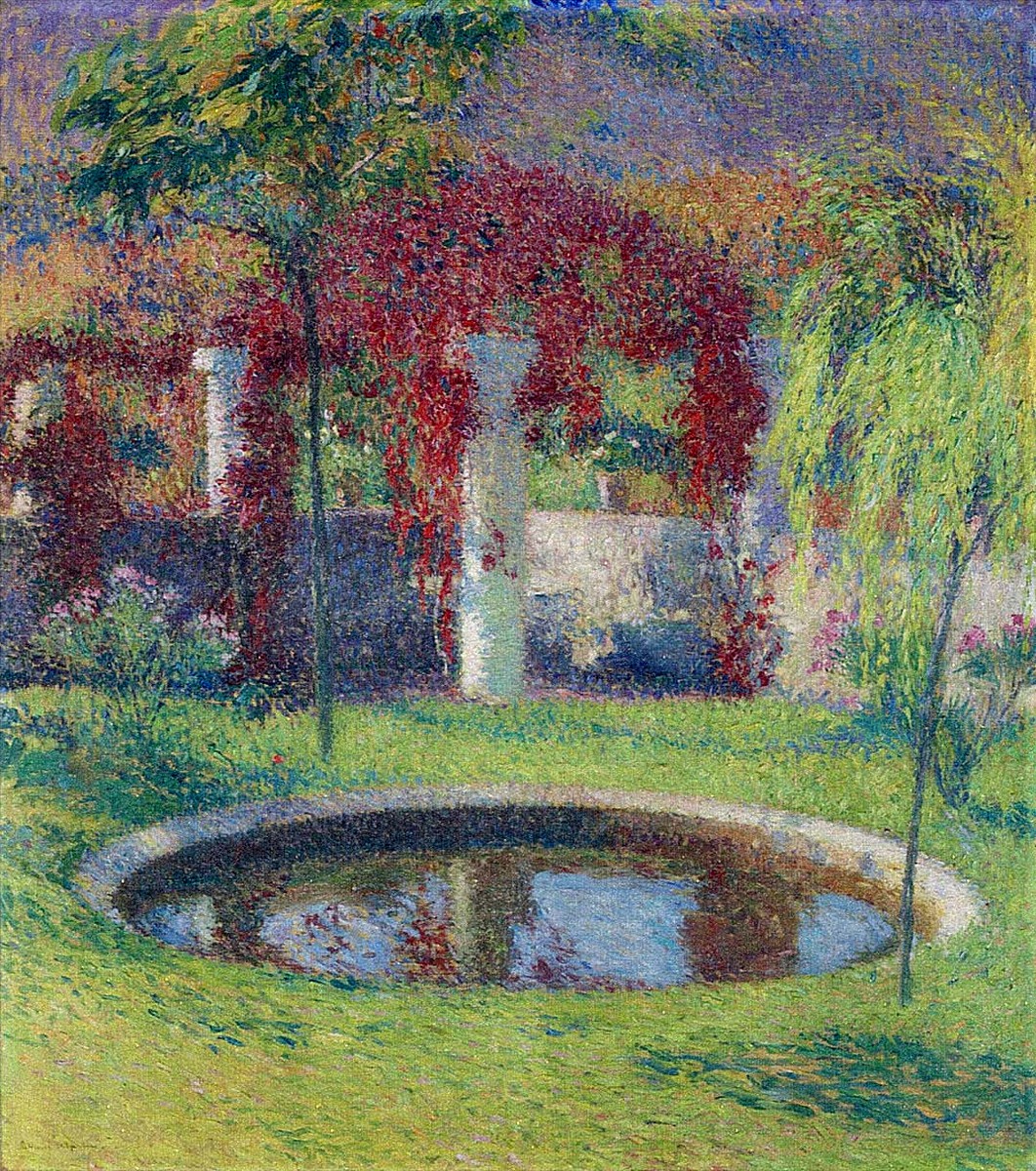 Pool Near Tonnelle de Marquayrol by Henri Martin