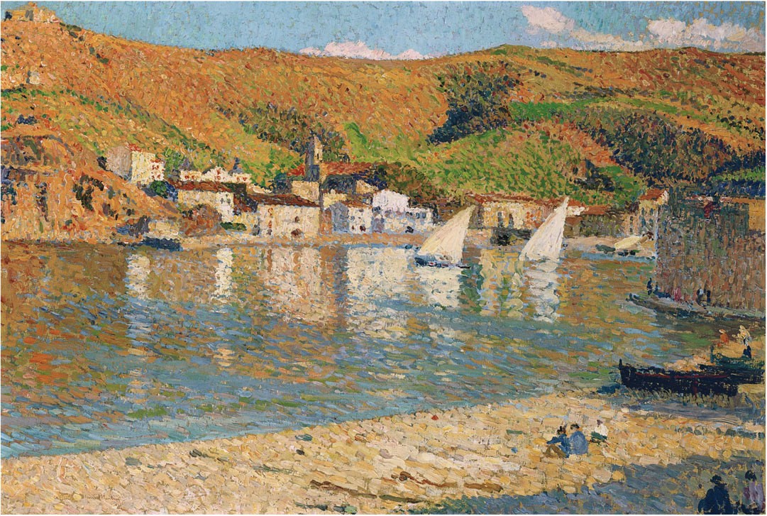 Port Collioure by Henri Martin