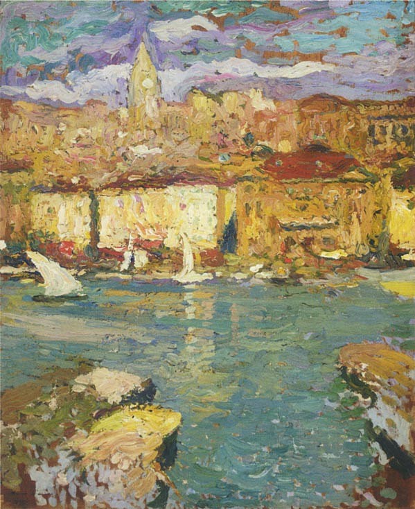 Port of Marseille by Henri Martin