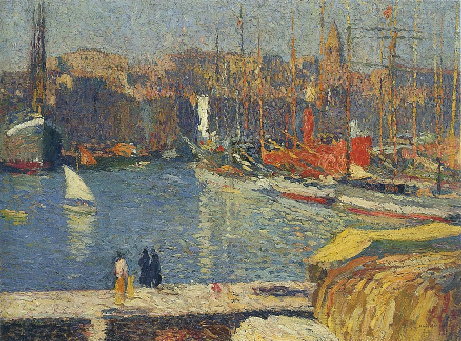 Port of Marseille by Henri Martin