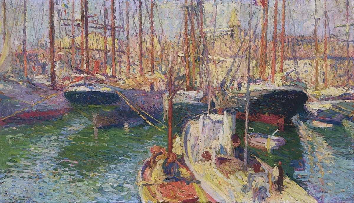Port of Marseille by Henri Martin
