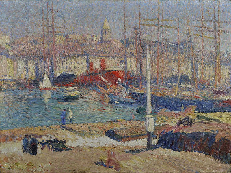 Port of Marseille by Henri Martin