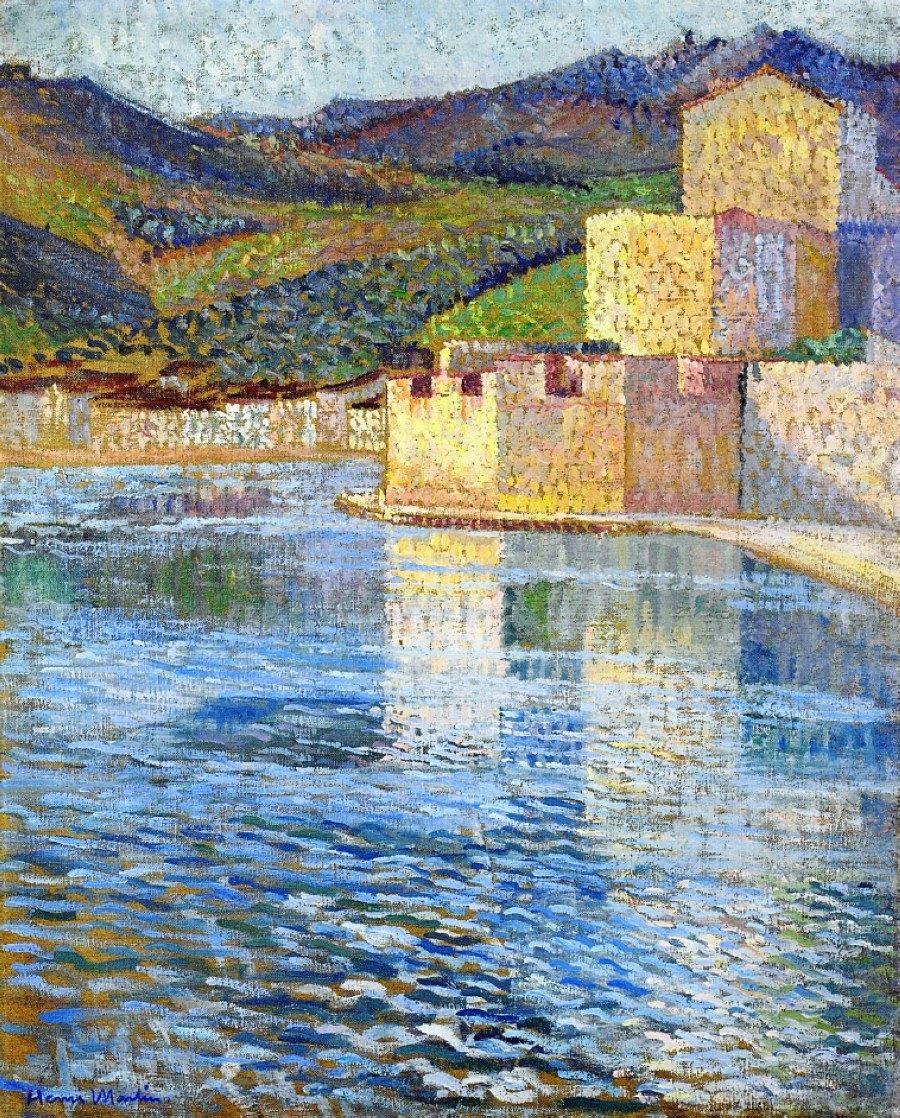 Ramparts at Collioure by Henri Martin