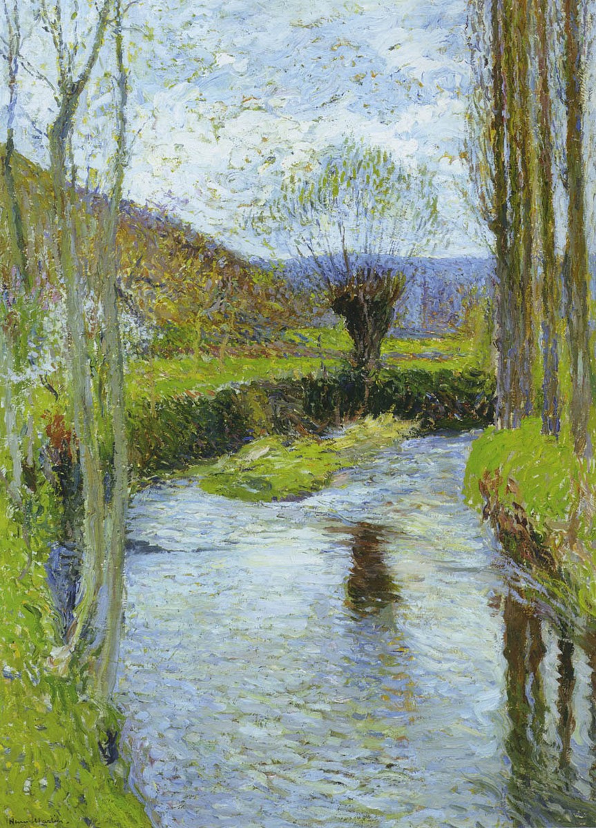 River Vert in Spring by Henri Martin