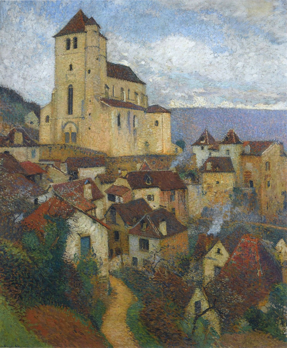 Saint Cirq Lapopie by Henri Martin