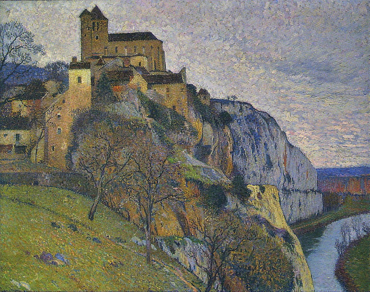 Saint Cirq Lapopie by Henri Martin