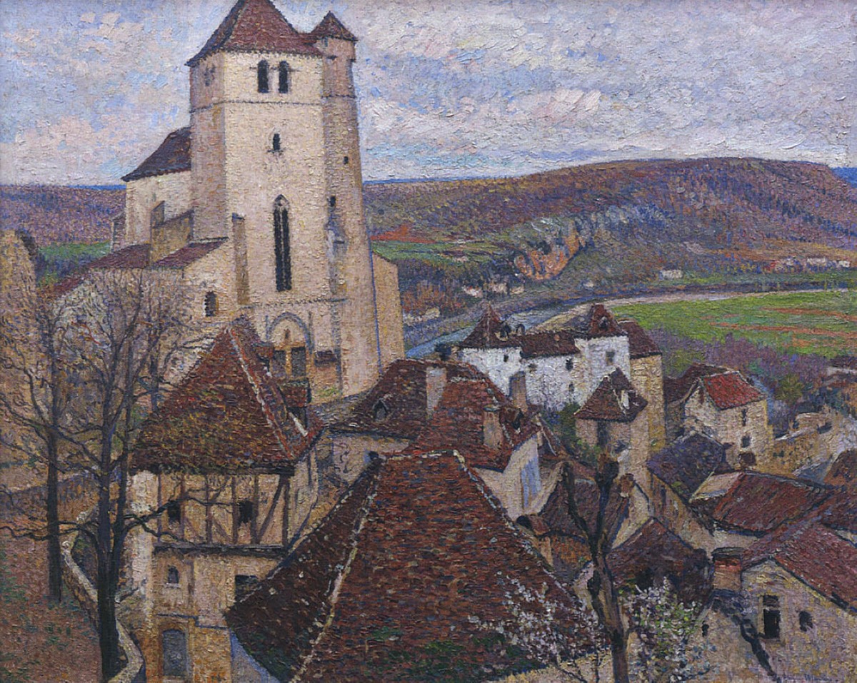 Saint Cirq Lapopie by Henri Martin