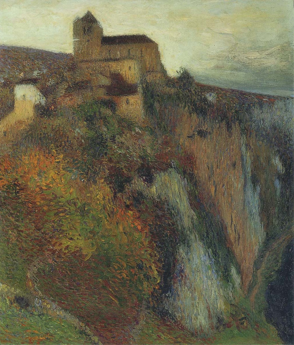 Saint-Cirq-Lapopie in Evening by Henri Martin