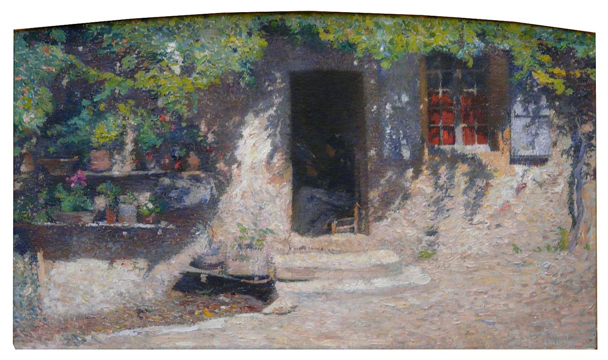 Sunny Doorway by Henri Martin