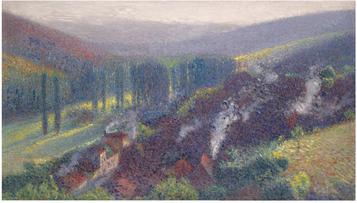 Terrace at Marquayrol by Henri Martin