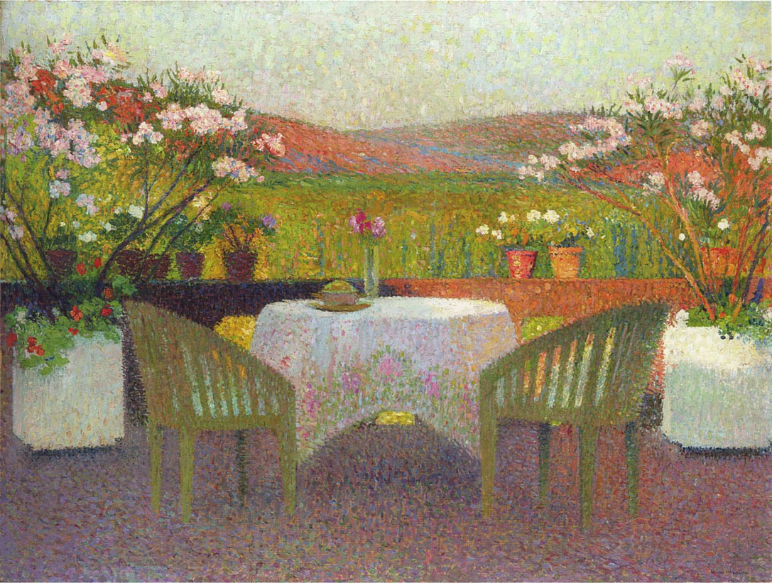 Terrace in Marquayrol by Henri Martin