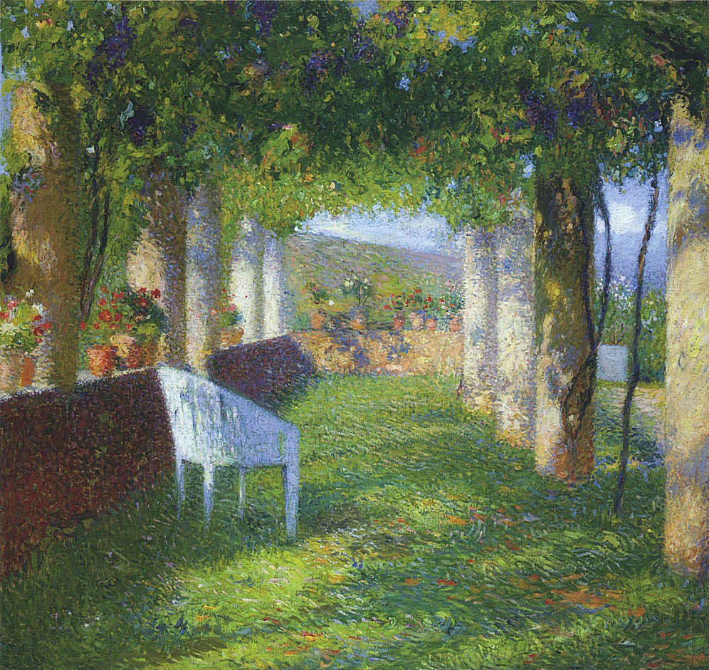 The Arbour by Henri Martin