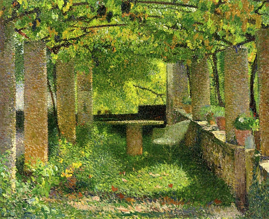 The Arbour by Henri Martin