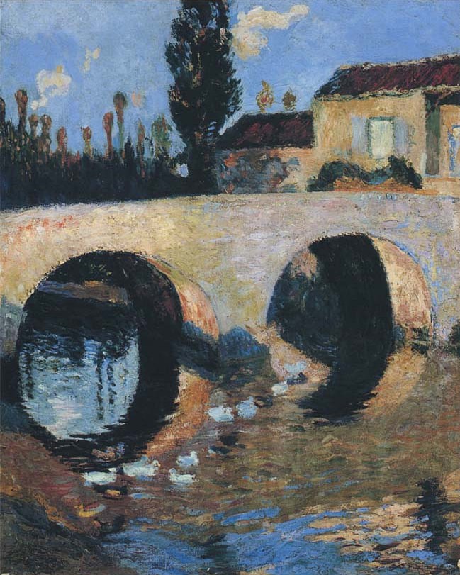 The Bridge on the River by Henri Martin