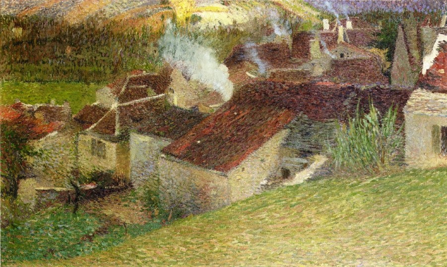 The Center of La Bastide du Vert by Henri Martin
