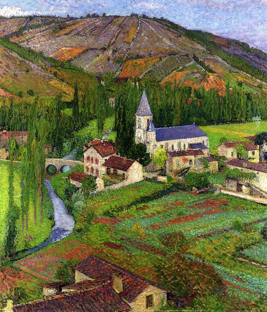 The Church at Labastide by Henri Martin