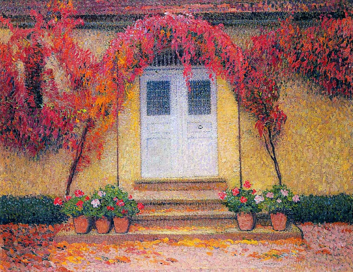 The entrance of the gate in Marquayrol by Henri Martin