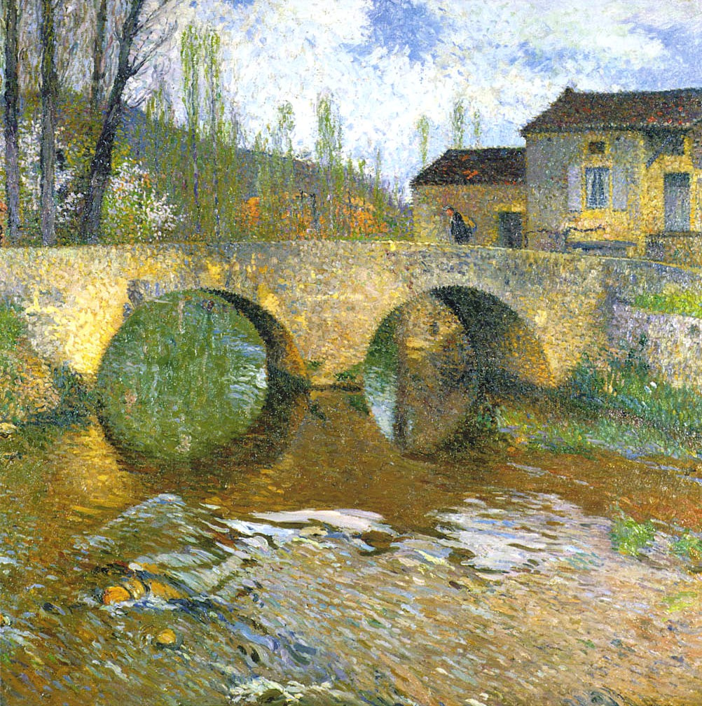 The Green Bridge by Henri Martin
