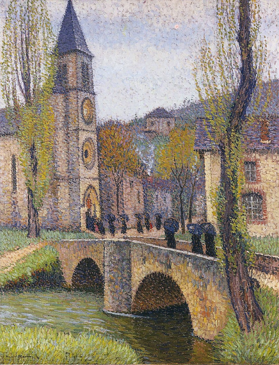 The Hour of Mass in Labastide du Vert by Henri Martin