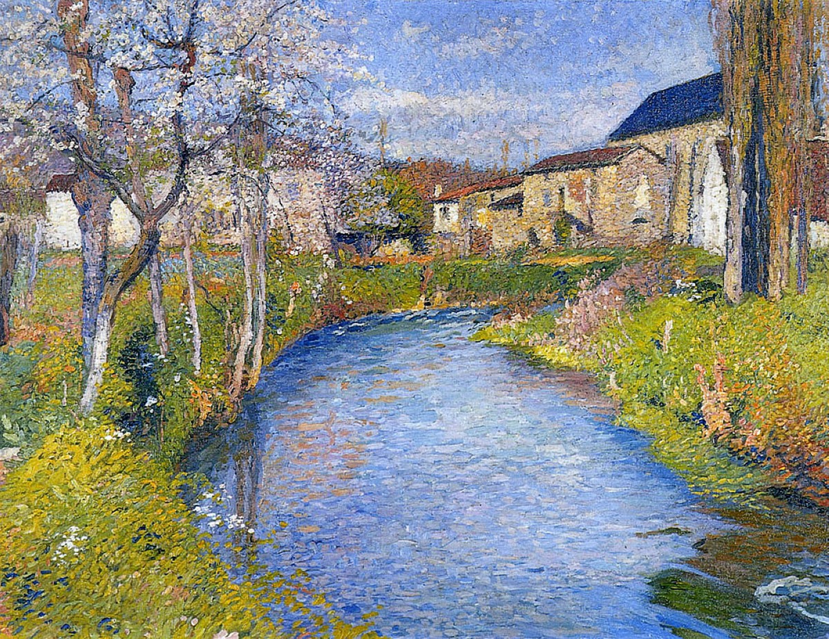 The Labastide du Vert in Spring by Henri Martin