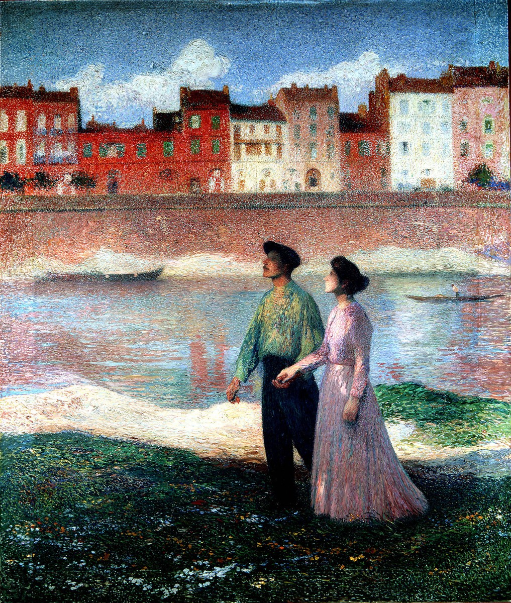 The Lovers by Henri Martin