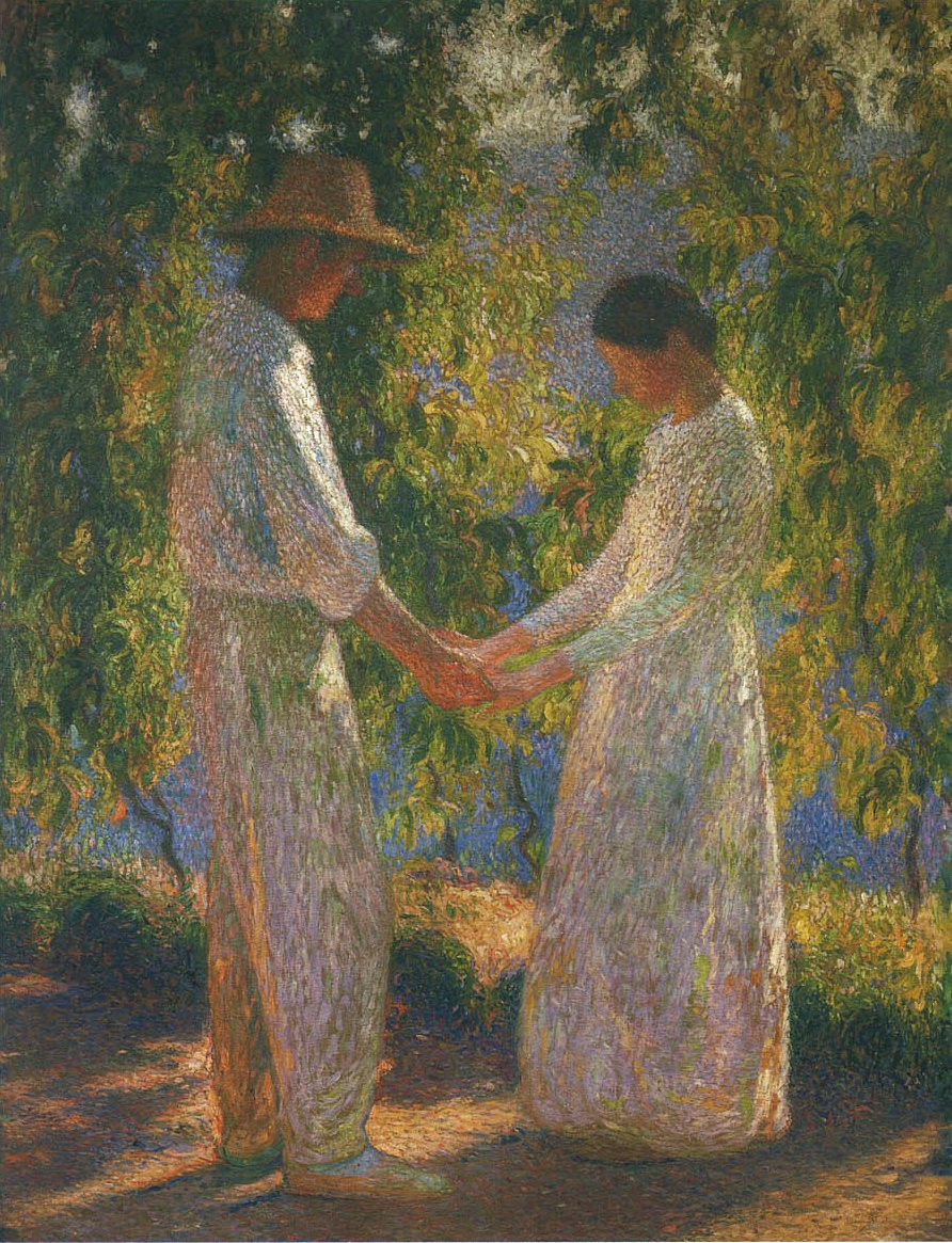 The Lovers by Henri Martin