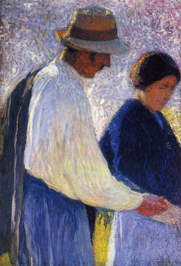 The Married Couple Study for Reapers by Henri Martin