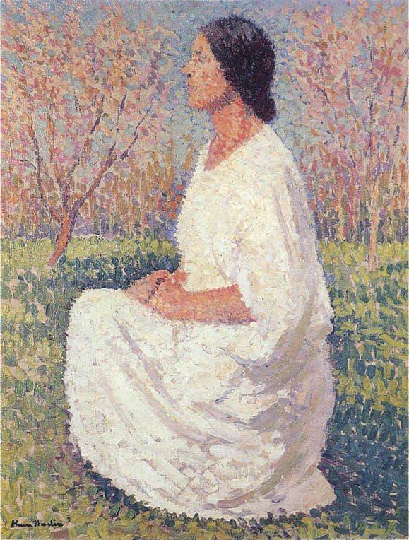 The Muse by Henri Martin